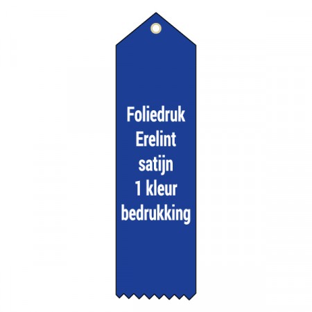 Foliedruk erelint satijn