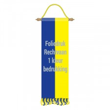 Foliedruk rechtvaan moire 25x8