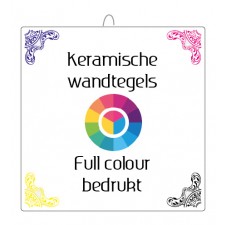 Keramische wandtegel full colour